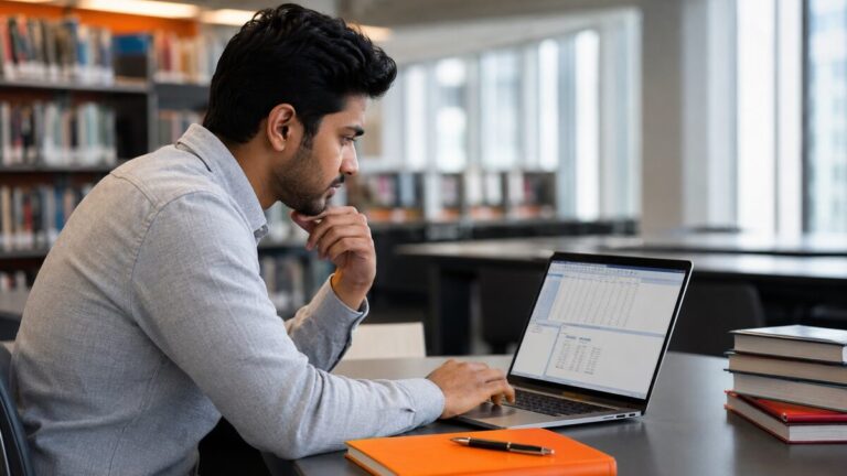 chi-square test in SPSS - postgraduate student completing chi-square test of independence in SPSS