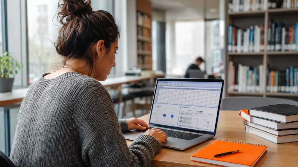 independent samples t-test in SPSS - postgraduate student completing independent-samples t-test in SPSS