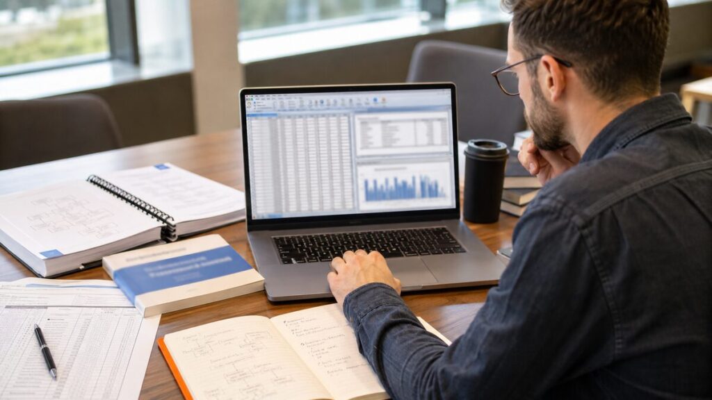research data analysis help - student cleaning and analysing research data in SPSS