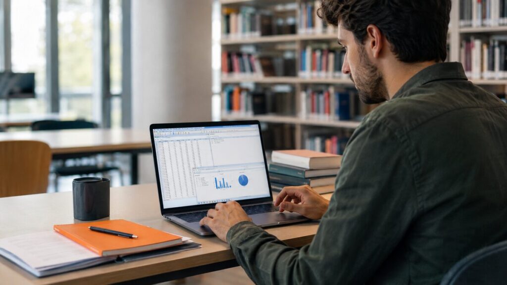 frequency tables in SPSS - postgraduate student completing frequency analysis in SPSS
