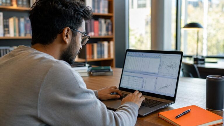 homoscedasticity test in SPSS - postgraduate student completing homoscedasticity assessment in SPSS