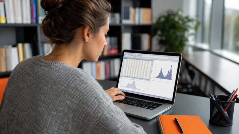 how to create histograms in SPSS - postgraduate student completing histogram creation and interpretation in SPSS