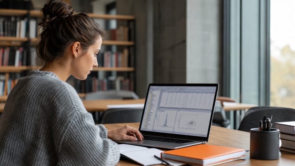multicollinearity test in SPSS - postgraduate student completing multicollinearity diagnostics in SPSS